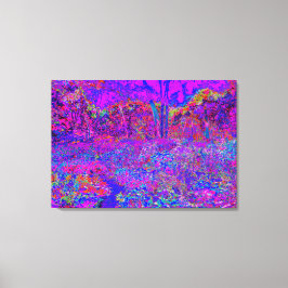 Psychedelisch Impressionistisch Lila Landschaft Leinwanddruck