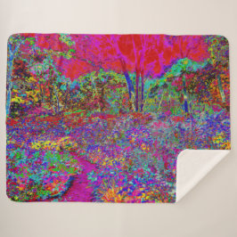 Psychedelisch-Impressionistische Gartenlandschaft Sherpadecke