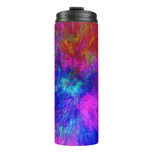 Psychedelisch Kersplash...... Thermosbecher