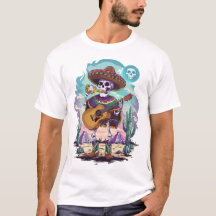 Psychedelisch mexikanische Skelettgetränke Tequila