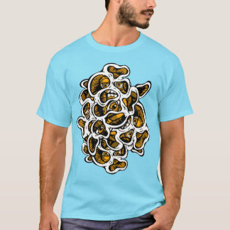 Psychedelisch Mushroom Surrealist Eye Graphic T-Shirt