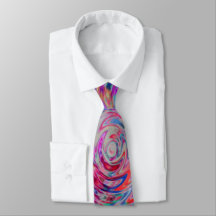 Psychedelisch Neon Rainbow Neck Tie passt alles!