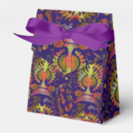 Psychedelisch-orientalische Symmetrie Abstrakte Ku Geschenkschachtel