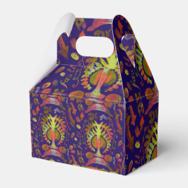 Psychedelisch-orientalische Symmetrie Abstrakte Ku Geschenkschachtel