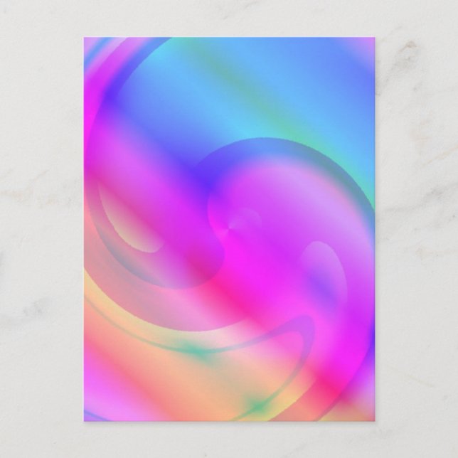 psychedelisch postkarte (Vorderseite)