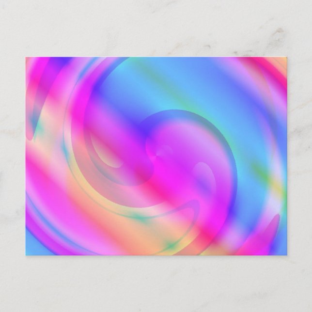 psychedelisch postkarte (Vorderseite)