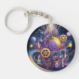 psychedelisch schlüsselanhänger