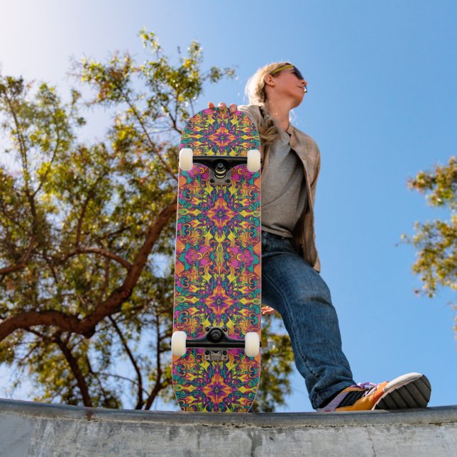 psychedelisch skateboard (Außenbereich 1)