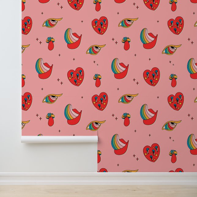 psychedelisch tapete (Anwendung)