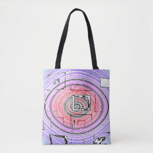 Psychedelisch Tasche