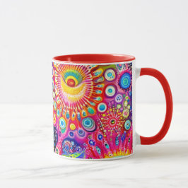 psychedelisch tasse