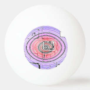 psychedelisch tischtennisball