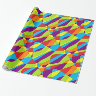 Psychedelische Abstraktion Geschenkpapier
