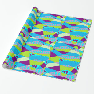 Psychedelische Abstraktion Geschenkpapier