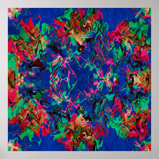 Psychedelische Algen.... Poster (Vorne)