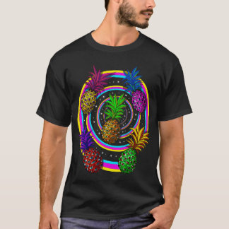 Psychedelische Ananas T-Shirt