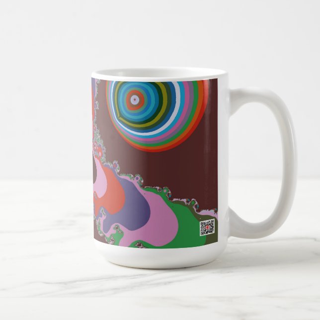 Psychedelische Augen Kaffeetasse (Rechts)