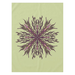 Psychedelische Augenpflanze - Surrealistisches bot Tischdecke