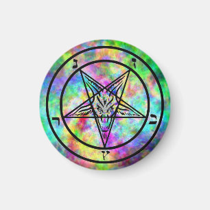 Psychedelische Baphomet Magneten Magnet