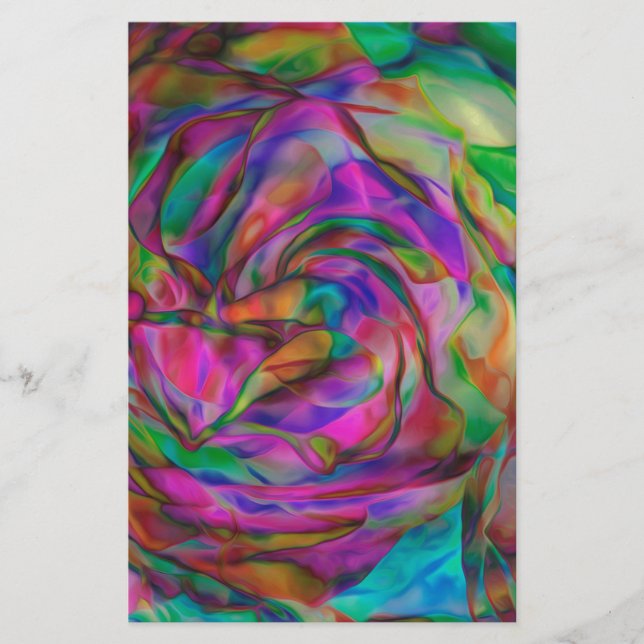 Psychedelische Blume (Vorderseite)