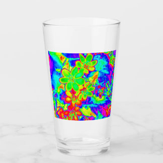 psychedelische Blume 3 Glas
