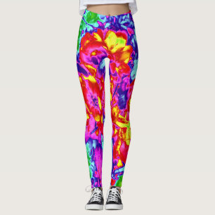 psychedelische Blume 5 Leggings