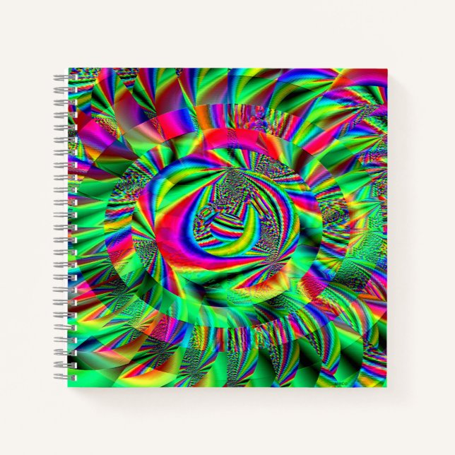 Psychedelische Erinnerungen... Notizbuch (Vorderseite)