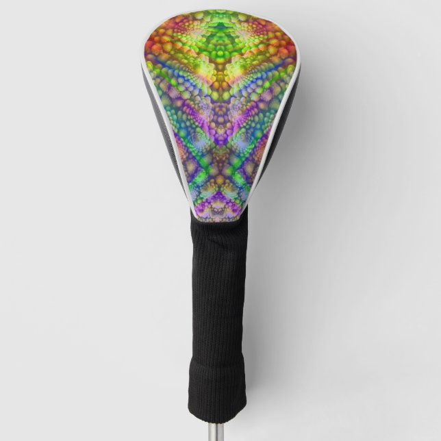 Psychedelische Fahrer-oder Putter-Abdeckungen Golf Headcover (Vorderseite)