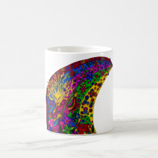 Psychedelische Fantasy-Kobold-Tasse Kaffeetasse