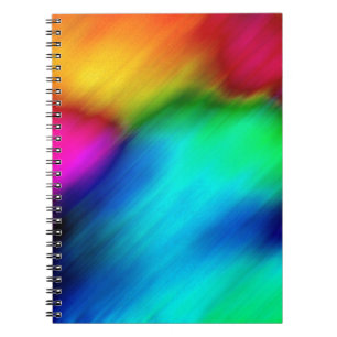 Psychedelische Farben Notizblock
