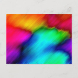 Psychedelische Farben Postkarte