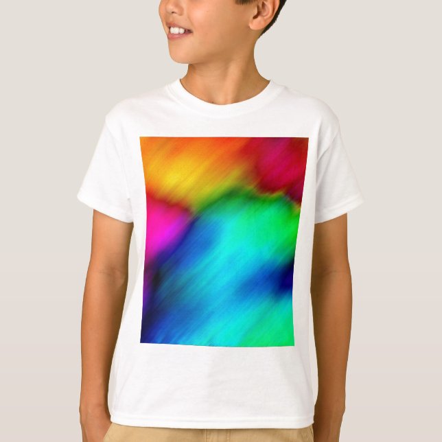 Psychedelische Farben T-Shirt (Vorderseite)