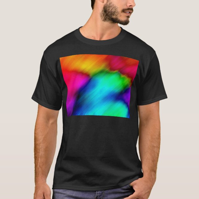Psychedelische Farben T-Shirt (Vorderseite)