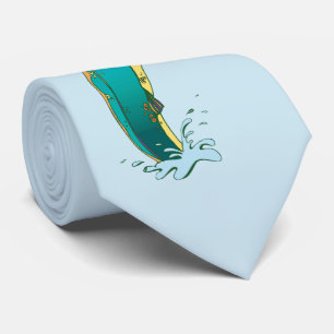 Psychedelische Forellenfischerei Krawatte