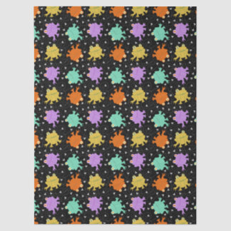 Psychedelische Frösche, mehrfarbiges Gewebepapier Seidenpapier