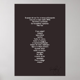 psychedelische Gedichte Poster