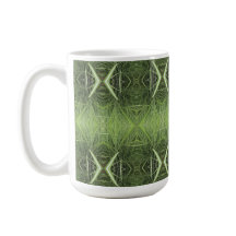 Psychedelische Gras-Grün-Tasse