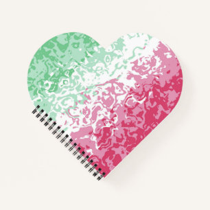 Psychedelische Groovy Abstrakte Abrosexuelle Pride Notizbuch