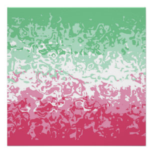 Psychedelische Groovy Abstrakte Abrosexuelle Pride Poster