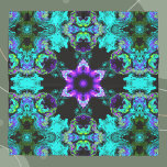 Psychedelische Hippie-Blume Lila Aquamarin und sch Schal<br><div class="desc">Dieses psychedelische Kaleidoskop-Design zeichnet sich durch lila,  aquamarine und...  Lebhafte trippige Visuals für den modernen Hippie oder für jeden,  der helle Farben Liebe!</div>