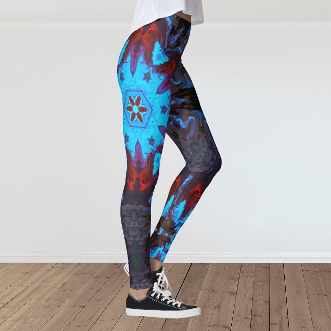 Psychedelische Hippie-Leggings Leggings (Von Creator hochgeladen)
