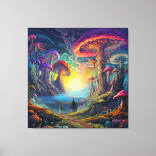 Psychedelische Illustration Leinwanddruck