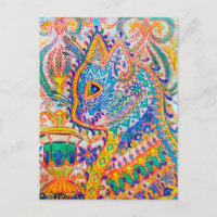 Psychedelische Katze, Louis Wain