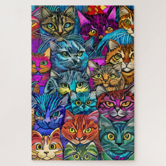 Psychedelische Katzen