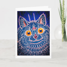 Psychedelische Katzen Danke Karte