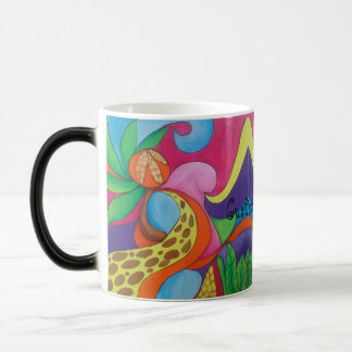 Psychedelische Kokosnuss Verwandlungstasse
