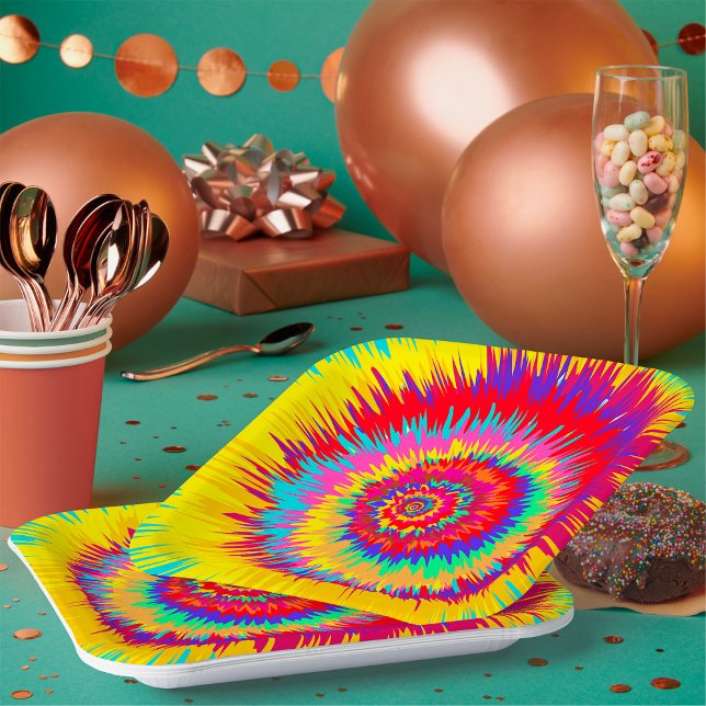 Psychedelische Kunst Pappteller (Von Creator hochgeladen)