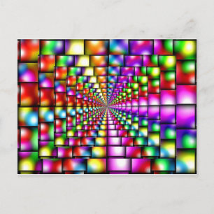 Psychedelische Kunst Postkarte
