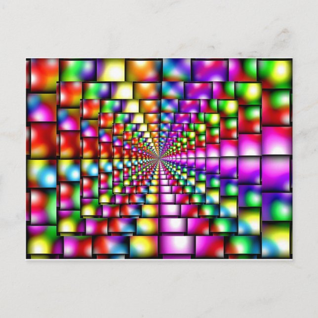 Psychedelische Kunst Postkarte (Vorderseite)