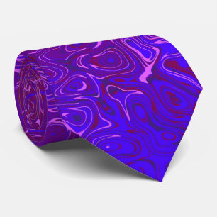Psychedelische Lila Necktie Abstrakt Krawatte